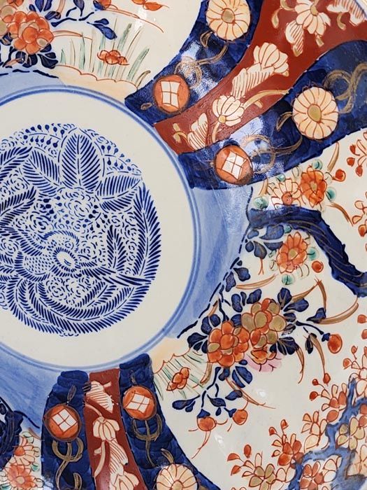 Asian items: Japanese Imari display platter