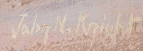 New Zealand Art: John Knight Painting - Holiday Job