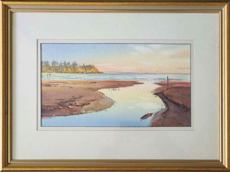 New Zealand Art: John Brasell Caroline Bay Dawn