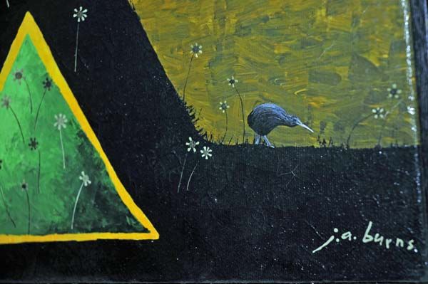 John Burns: John Burns Painting - Kiwi