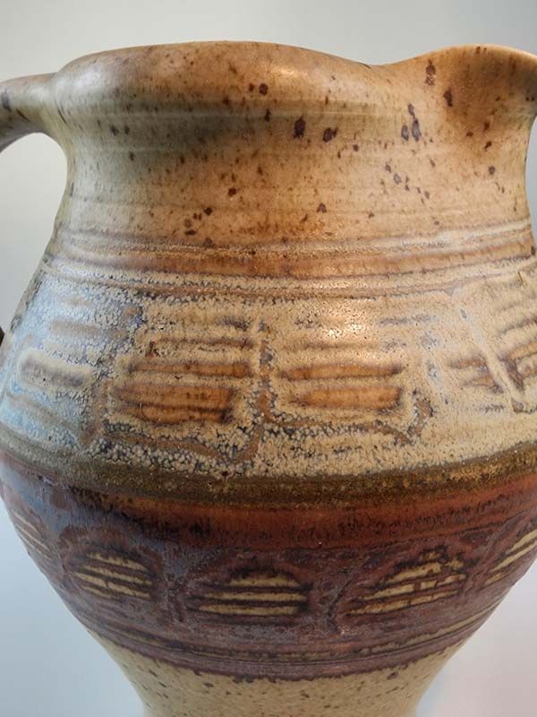 - Signed studio pottery: John Ing Jug