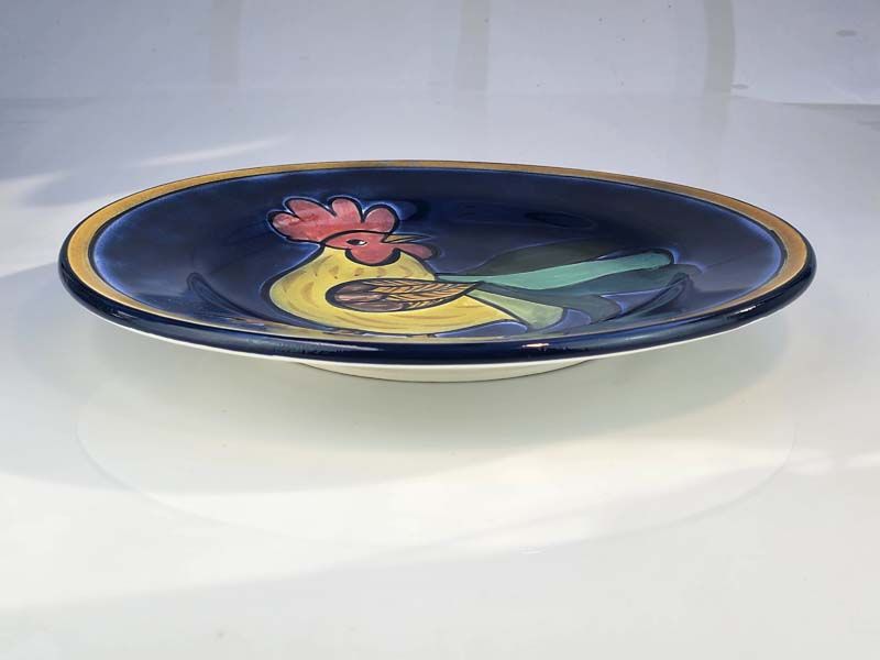 - Signed studio pottery: Joy Burke - large Platter