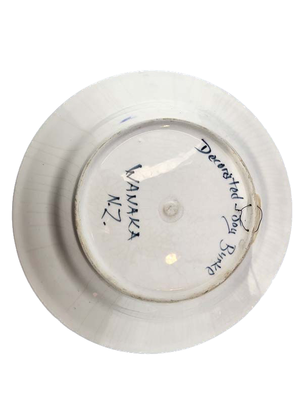 - Signed studio pottery: Joy Burke - large Platter