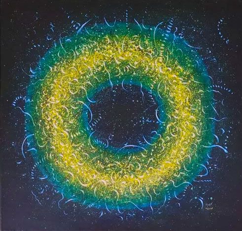 Keith Morant painting (No Mind)