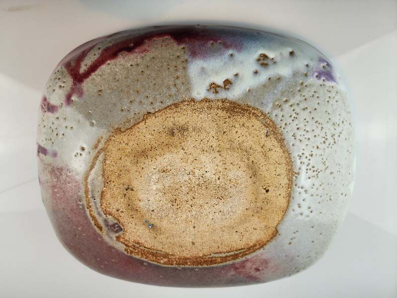 NZ Pottery: Len Castle - Rectangular Bowl 