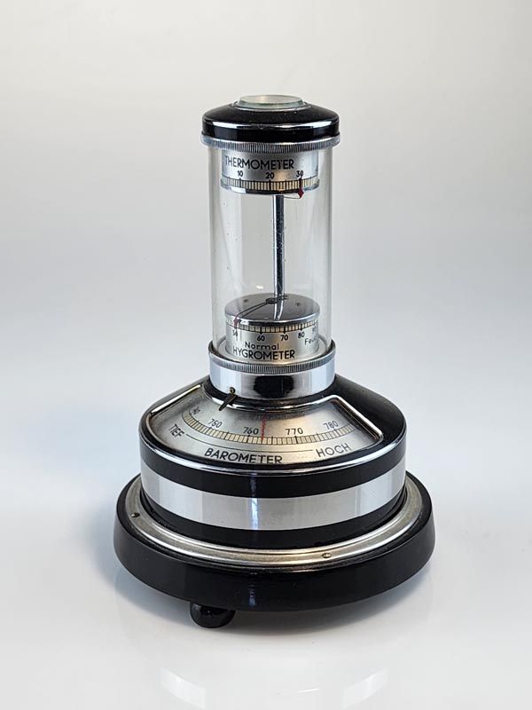 Vintage & Retro: Art Deco Barometer Weather Station