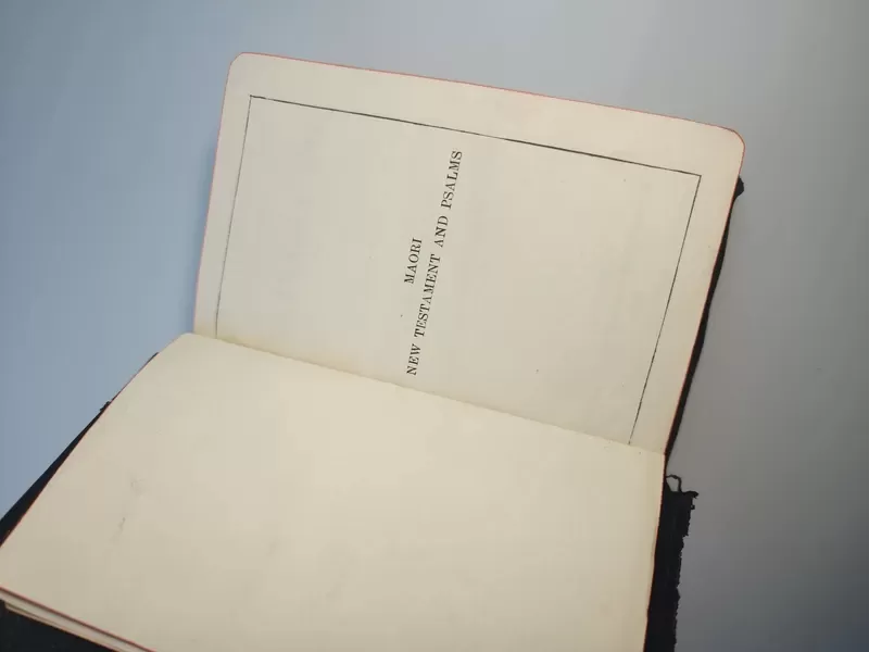 New Zealand books: Maori Bible 1912