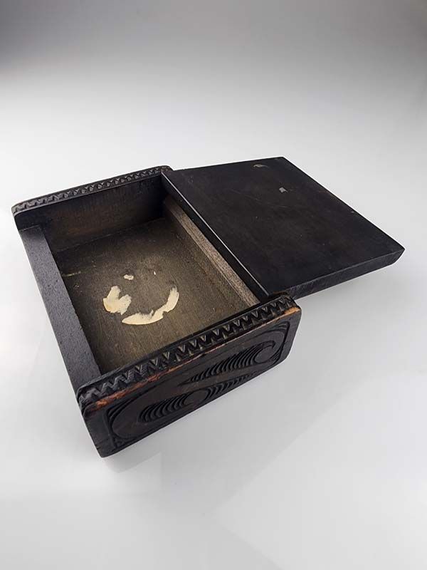 Wooden items: Maori Carved Box