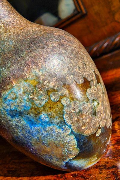 Martin Brothers Crystalline Vase