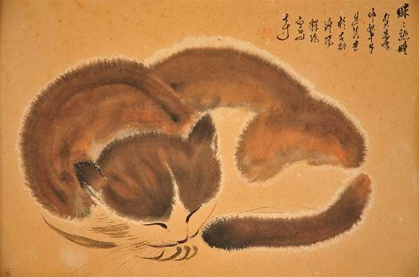 Vintage & Retro: Chinese fisherman figurine