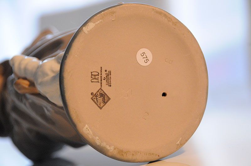 China & Ceramics: Nao - Boy in rob with dog