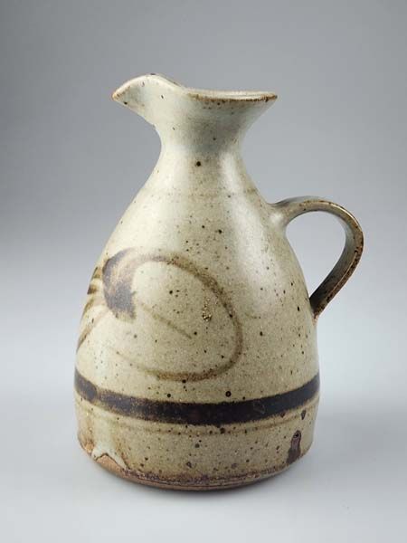 - Signed studio pottery: Neil Grant - Oil Jug
