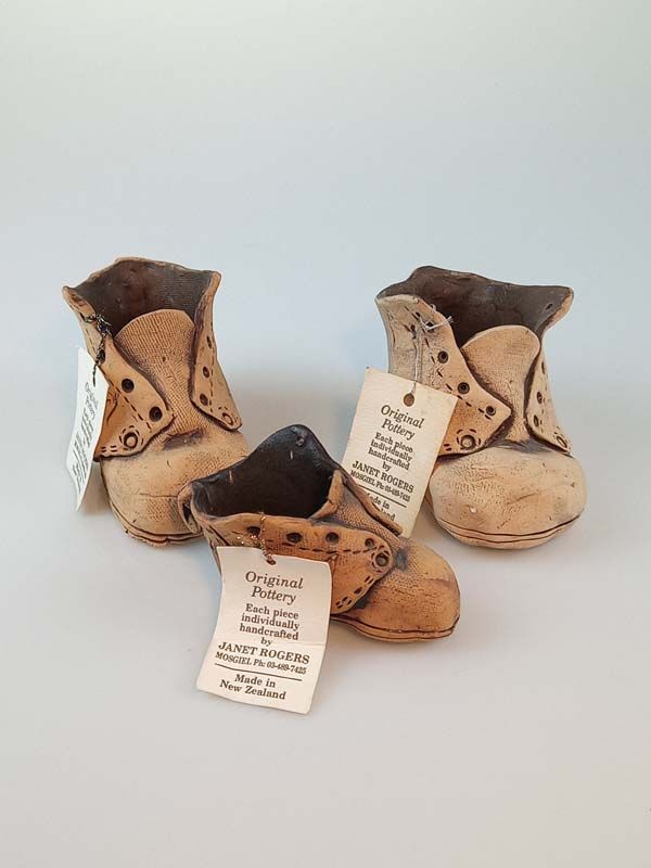 Janet Rogers pottery boots