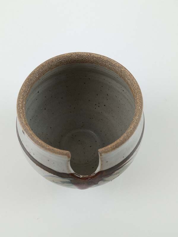 - Signed studio pottery: Neil Grant - salt pot