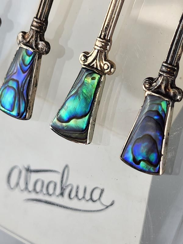 Vintage & Retro: NZ Sterling Silver Ataahua Teaspoons