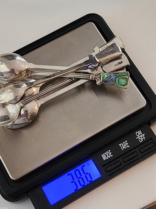 Vintage & Retro: NZ Sterling Silver Ataahua Teaspoons