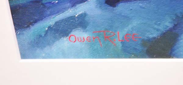 New Zealand Art: Owen R Lee Flower Painting