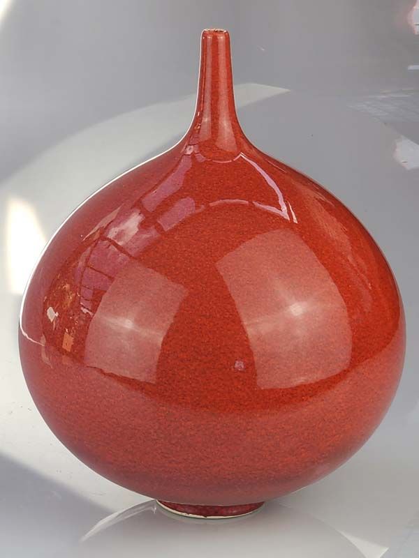 Peter Collis Large Red Vase