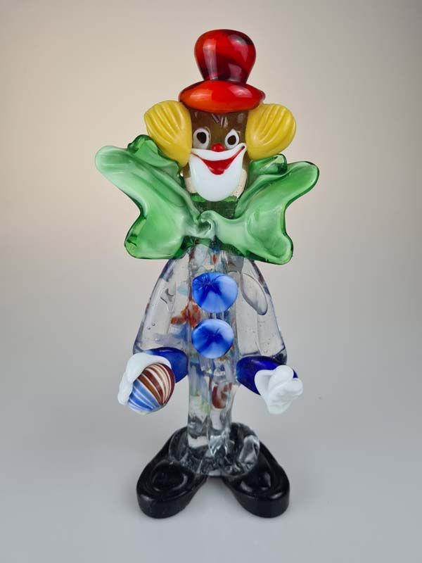 Murano art glass clown