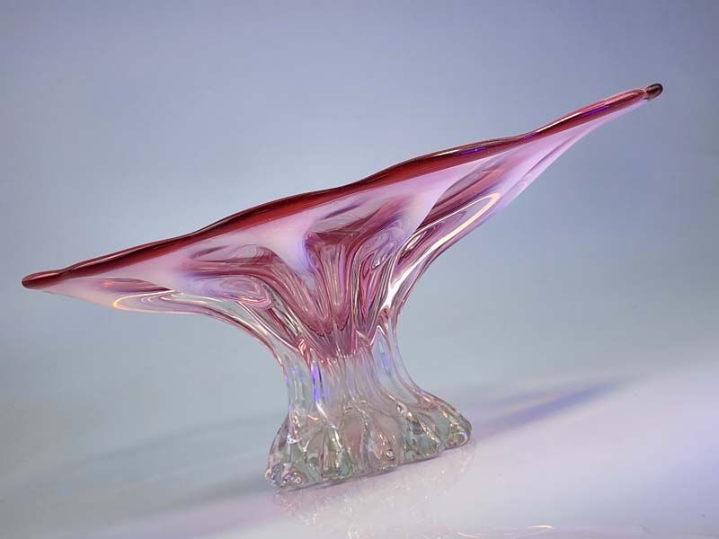 Vintage & Retro: Large Art Glass Dish