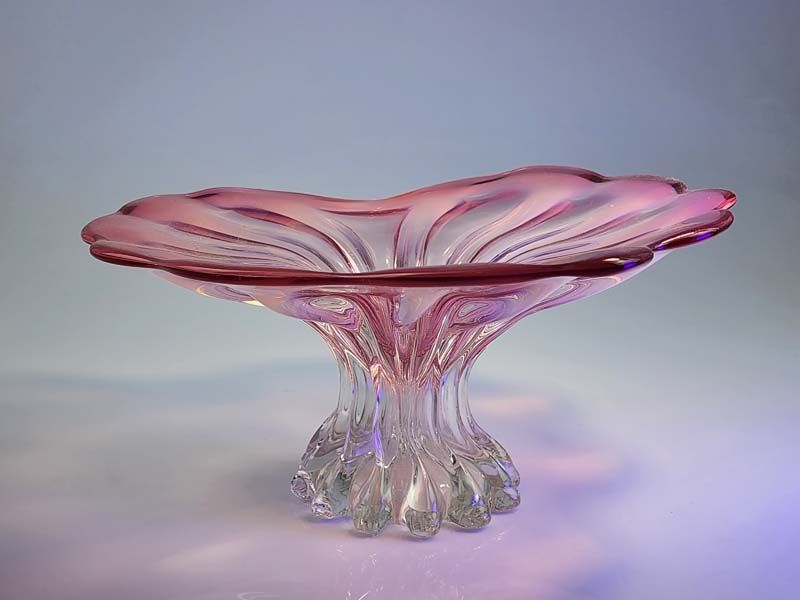 Vintage & Retro: Large Art Glass Dish