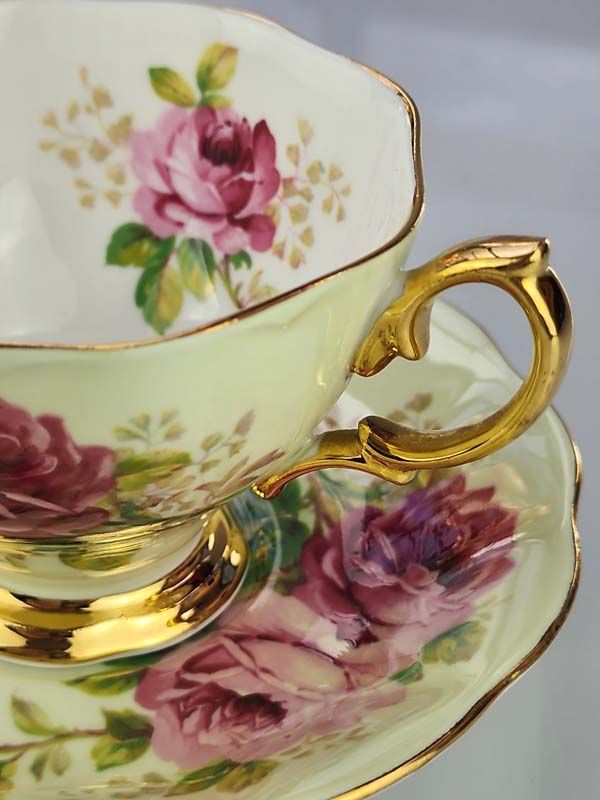 China & Ceramics: Royal Albert - American Beauty (Green) Trio