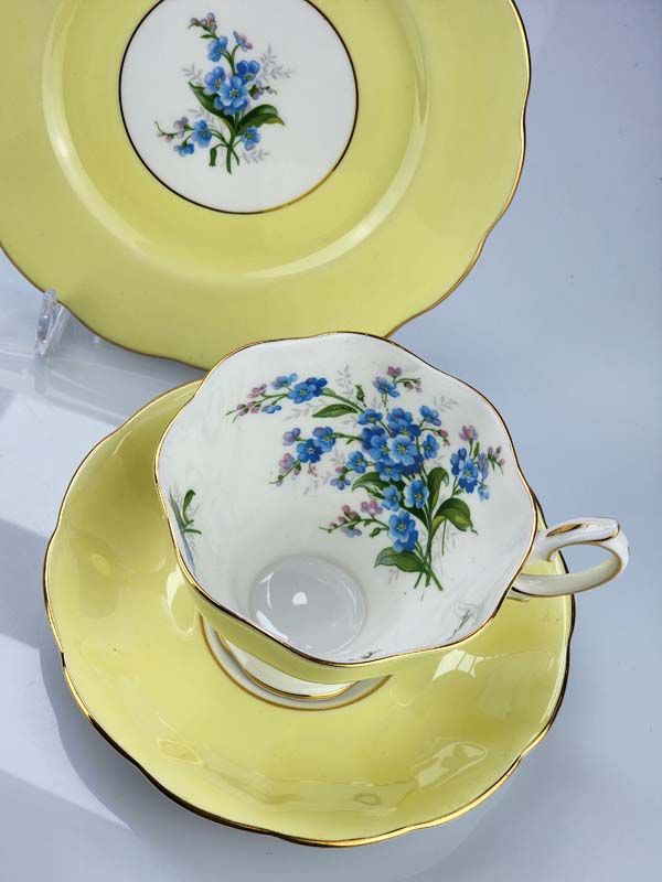 Royal Albert: Forget-me-nots Trio (yellow)