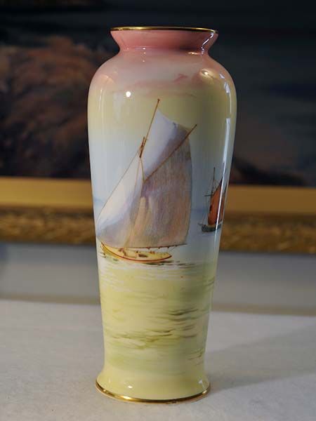 Royal Doulton: Royal Doulton Sail Boat Vase