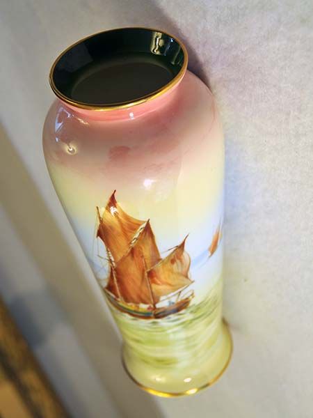 Royal Doulton: Royal Doulton Sail Boat Vase