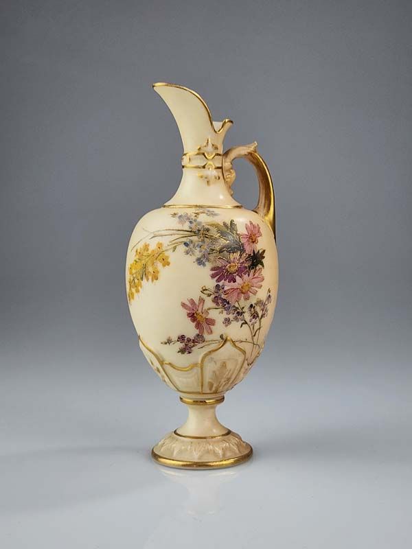 Royal Worcester Ewer - Wild Flowers