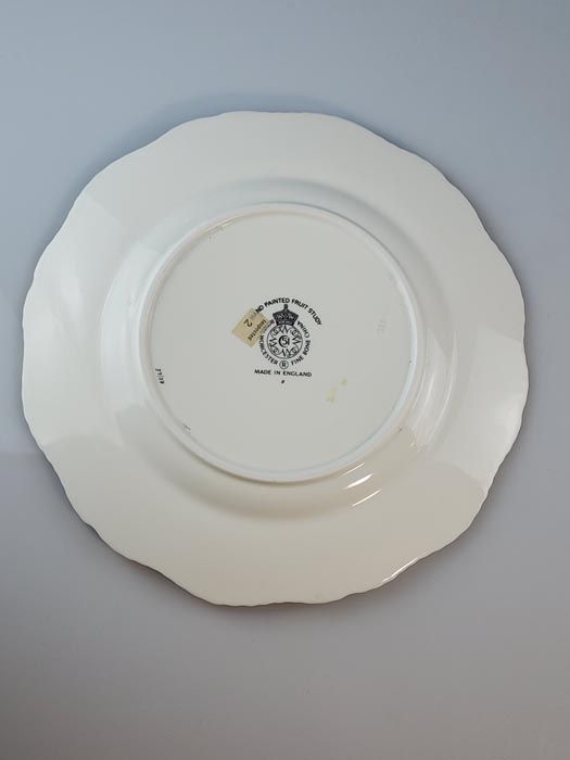 Royal Worcester: Royal Worcester Plate - Heavy Gold