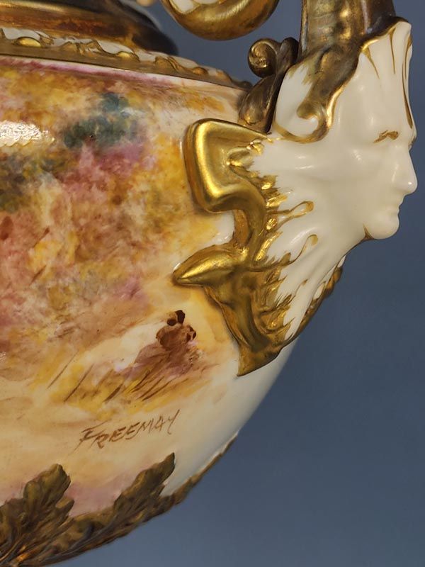 China & Ceramics: Royal Worcester Fruit Vases by John Freeman