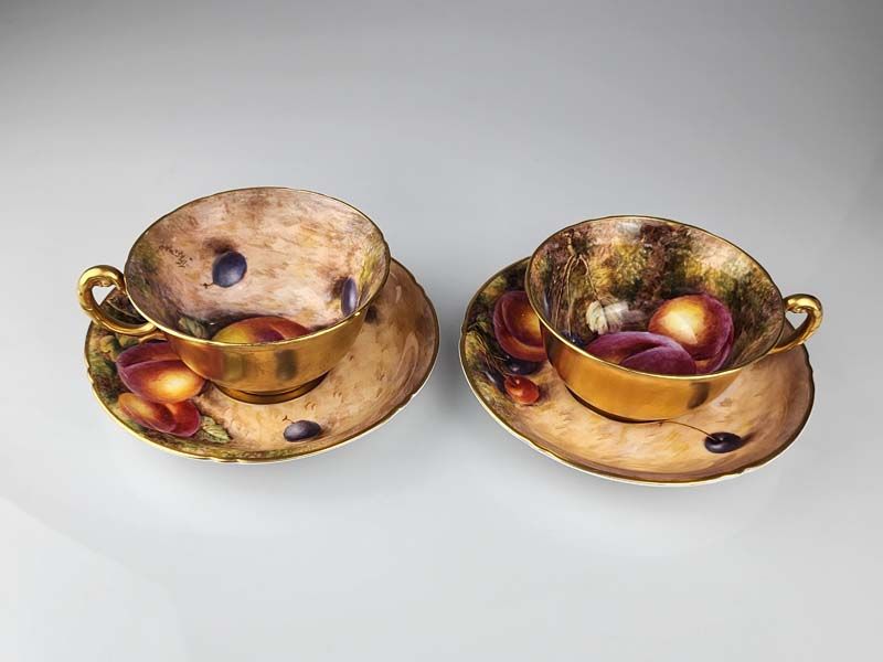 Pair of Royal Worcester Duos - 1953