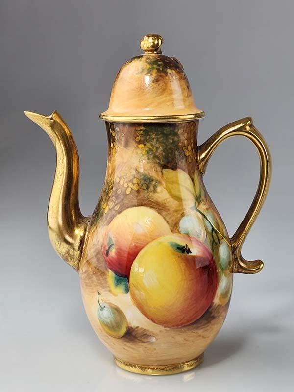 China & Ceramics: Royal Worcester Miniature Set - Fruit