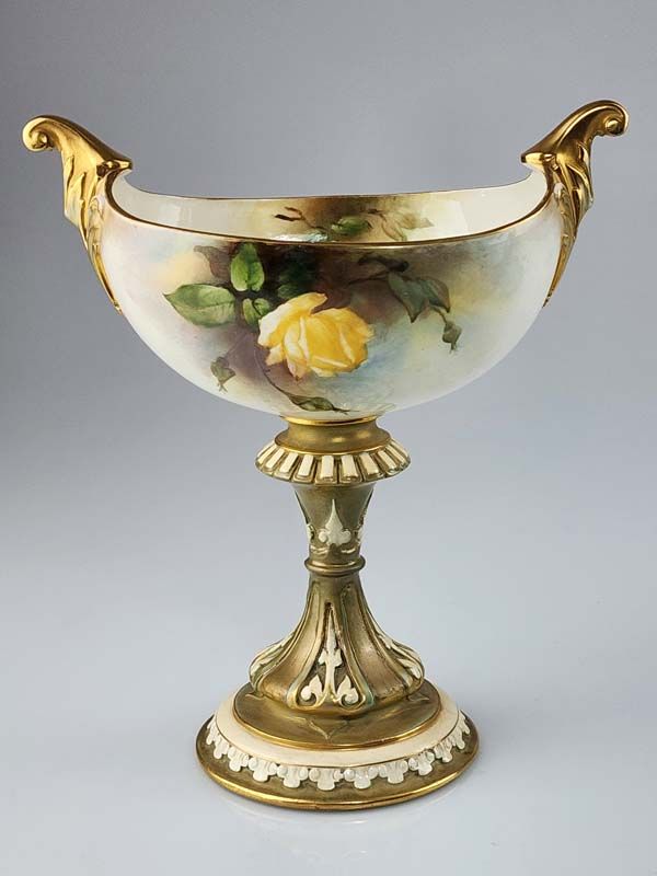 Royal Worcester: Royal Worcester Comport - Roses