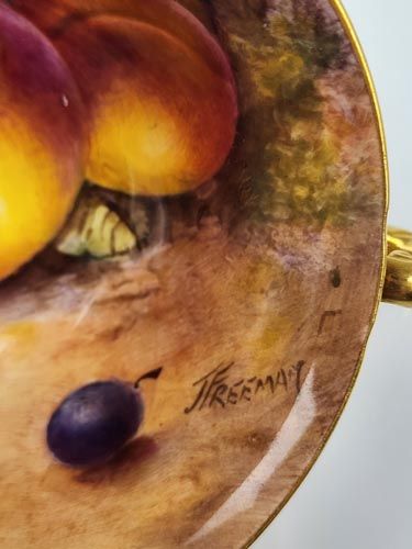 Royal Worcester: Royal Worcester Trio - Fruit