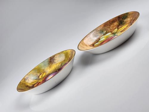 Royal Worcester: Royal Worcester Pin Dishes