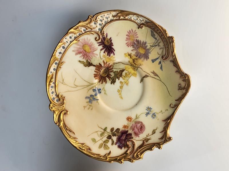 Royal Worcester: Royal Worcester Cup & Saucer