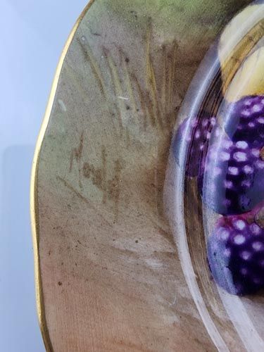 Royal Worcester: Royal Worcester Side Plate - Fruit