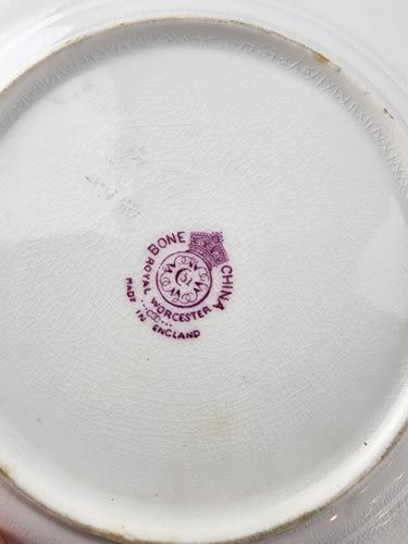 Royal Worcester: Royal Worcester Side Plate - Fruit