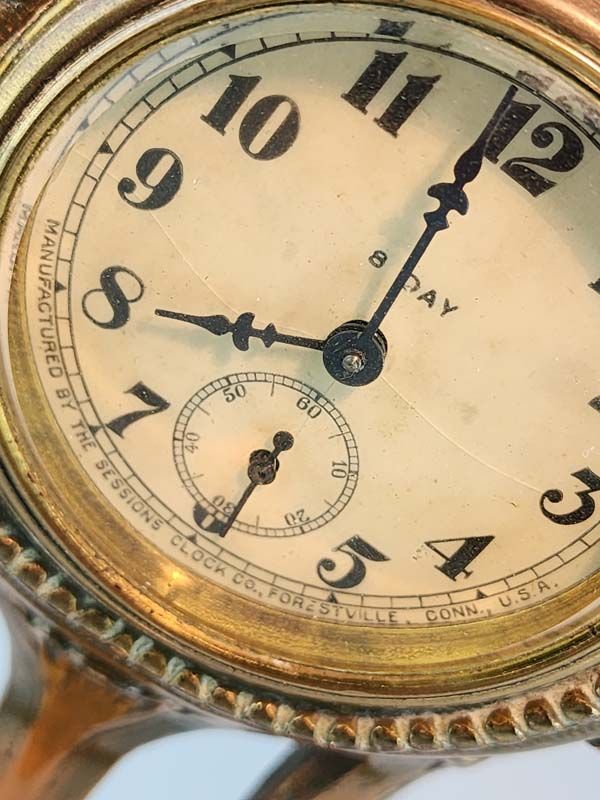 Antiques: Sessions Art Nouveau Clock