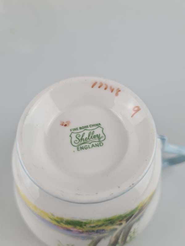 China & Ceramics: Shelley China - Trio Woodland