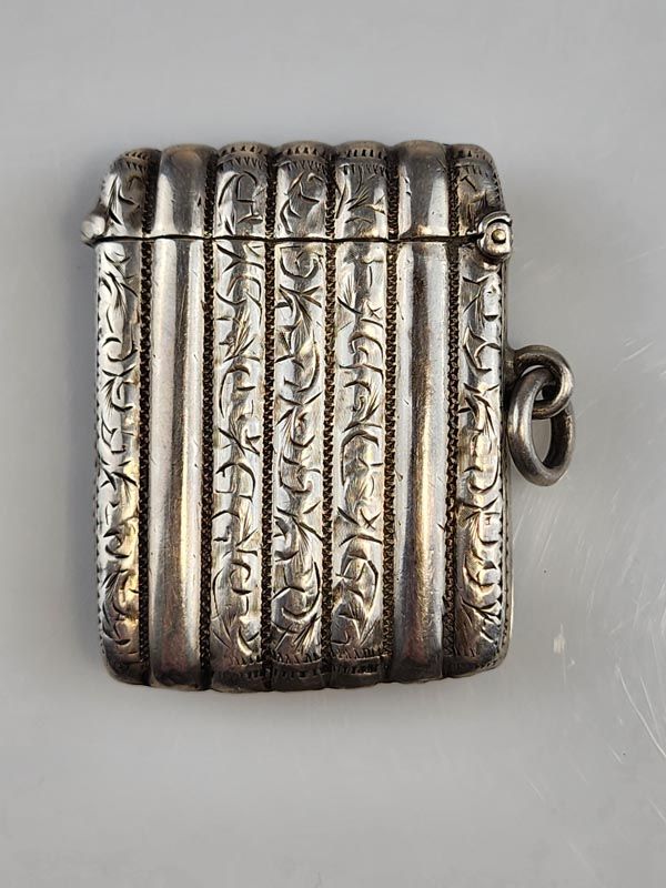 Sterling Silver: Sterling Silver Vesta Case 1907