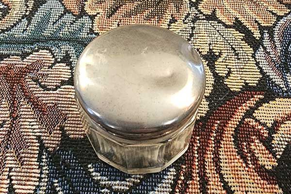 Silver & Gold: Sterling Silver Container 1901