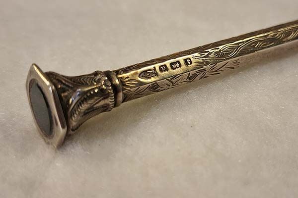 Sterling Silver: Sterling Silver Propelling Pencil 1903