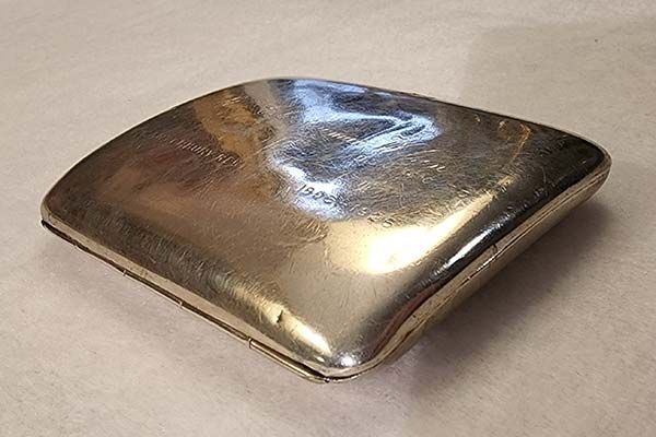 Sterling Silver: Sterling Silver Cigarette Case 1924