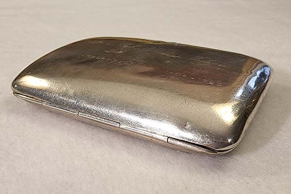 Sterling Silver: Sterling Silver Cigarette Case 1924