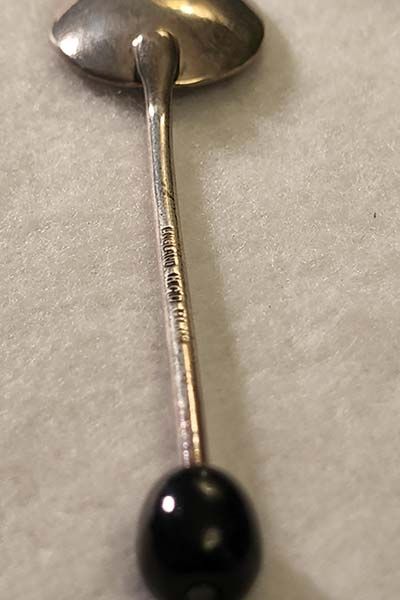 Silver & Gold: Sterling Silver Enamelled Coffee Spoons 