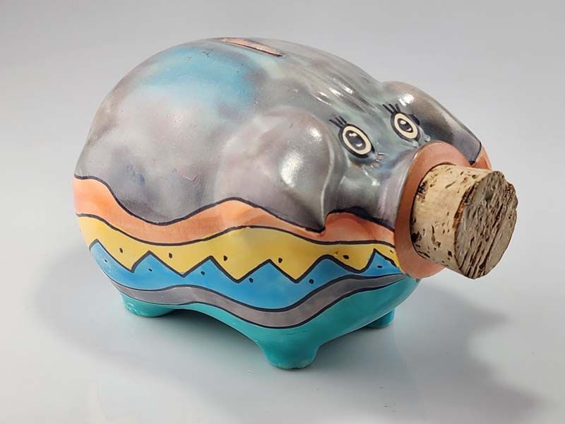 - Other: Teal Ceramics - Piggy Bank