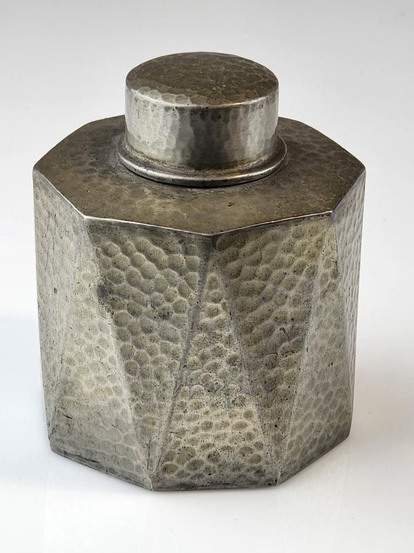 Pewter: Tudric Tea Caddy